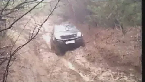 Ssangyong Rexton off-road 4x4 mud mire