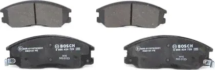Тормозные колодки Bosch (Low-Metallic) передние для SsangYong Kyron I 2005-2015. Артикул 0 986 424 729-2