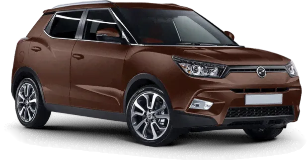 SsangYong Tivoli в цвете Белый