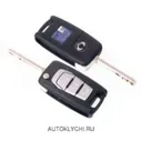Корпус выкидного ключа 3 кнопки для 2016 2017 Ssangyong Korando/New Actyon/C200 (Ключи SsangYong) (код 2774)