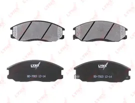 Тормозные колодки LYNXauto передние для SsangYong Kyron I 2005-2015. Артикул BD-7003