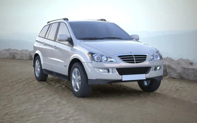 ssangyong kyron 3D Модель
