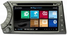 Штатная автомагнитола MyDean 3158 для автомобилей SsangYong Kyron (2005+)