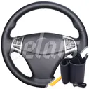 Оплетка на руль из «Premium» экокожи Ssangyong Korando 2011-2014 г.в. (черная)