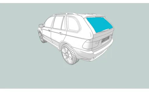 Заднее стекло SSANGYONG Actyon Sports/Kyron ФР-00044128/3/55-0