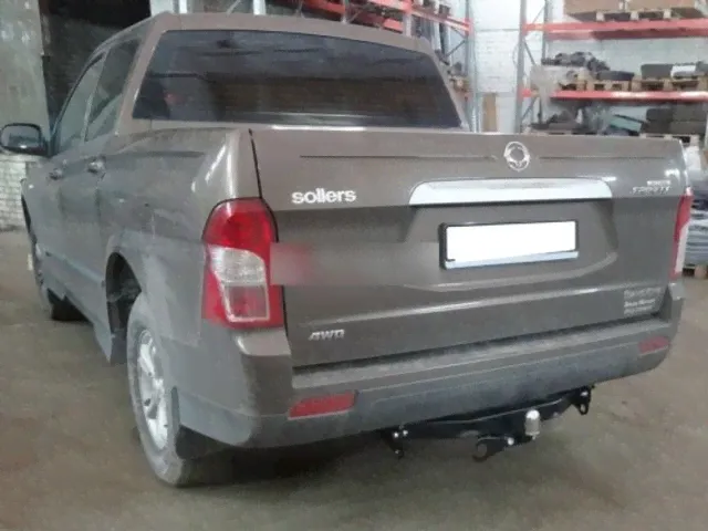 SsangYong Actyon Sports 2012 Фаркоп (ТСУ)-0