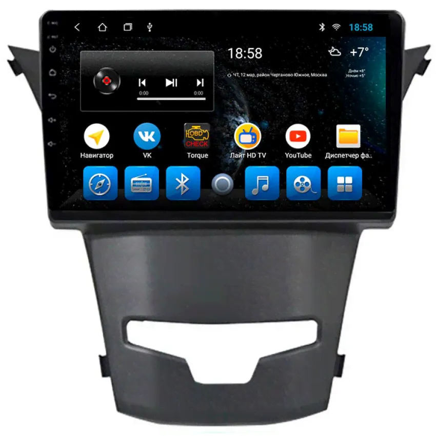Головное устройство Mankana BS-09996 для SsangYong Actyon II 13-21г на OS Android, Экран 9"-0