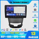 9 Дюймов Android 13 Для SsangYong Korando 3 Actyon 2 2013-2017 CARPLAY Автомагнитола Авто GPS Навигация Мультимедиа WIFI 2 DIN DVD