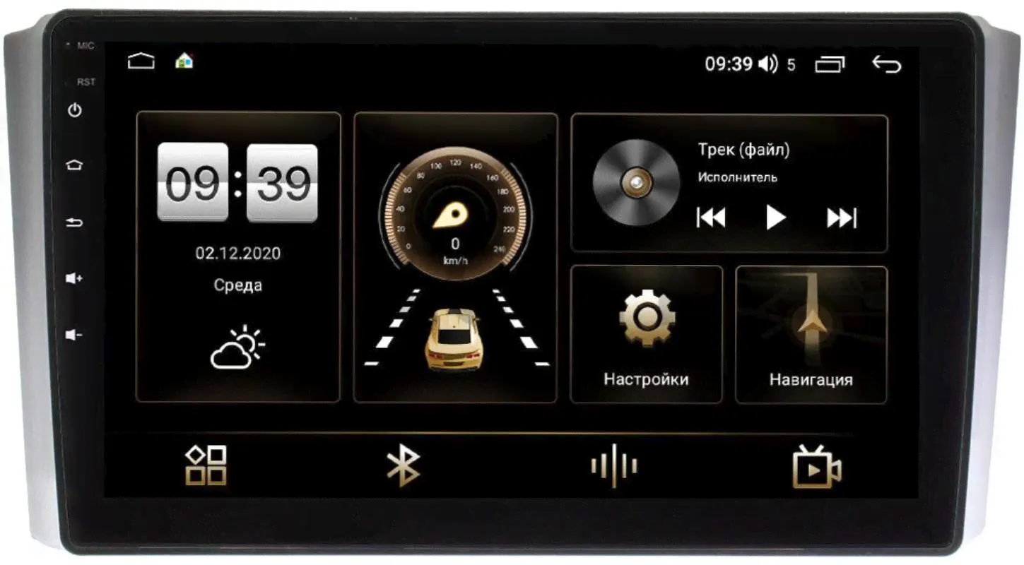 Штатная магнитола LeTrun 4166-9-SY019N для SsangYong Rexton II 2007-2012 на Android 10 (4G-SIM, 3/32, DSP, QLed)-0