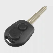 KEYYOU 10 шт. 2 кнопки дистанционный ключ корпус для SSANGYONG ACTYON KYRON REXTON необрезанное лезвие для замены (art.: 7a4e2ad7a)